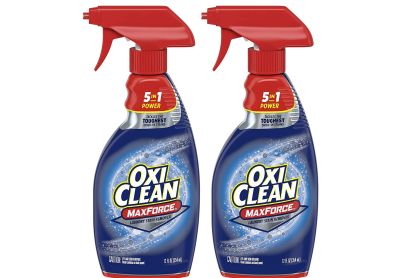 Image: OxiClean Scent Free 5-in-1 Max Force Laundry Stain Remover Liquid Spray (12 oz x 2 Pack)