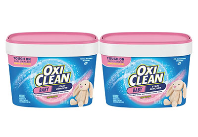 Image: OxiClean Scent Free Baby Stain Remover Powder (3Lb x 2 Pack)