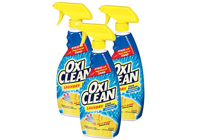 Image: OxiClean Scent Free Laundry Stain Remover Liquid Spray (21.5 oz x 3 Pack)
