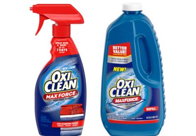 Image: OxiClean Scent Free Max Force Laundry Stain Remover Liquid Spray & Refill Bundle Pack (354ml + 1.42L)