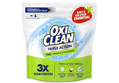 Image: OxiClean Scent Free Triple Action Free Versatile Stain Remover Powder (4Lb)