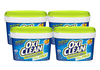 Image: OxiClean Scent Free Versatile Stain Remover Powder (3Lb x 4 Pack)