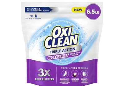 Image: OxiClean Triple Action Odor Blasters Classic Clean Scent Odor and Stain Remover Powder (6.5Lb)