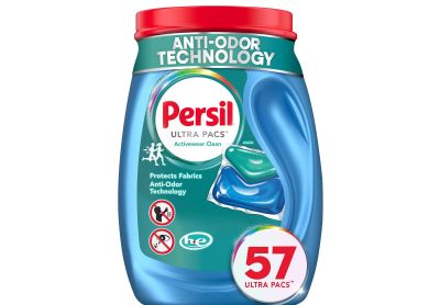 Image: Persil Ultra Pacs Activewear Clean Scent Free Laundry Detergent Pacs (57 Count)