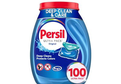 Image: Persil Ultra Pacs Deep Clean & Care Original Scent Laundry Detergent Pacs (100 Count)