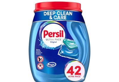 Image: Persil Ultra Pacs Deep Clean & Care Original Scent Laundry Detergent Pacs (42 Count)