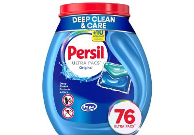 Image: Persil Ultra Pacs Deep Clean & Care Original Scent Laundry Detergent Pacs (76 Count)