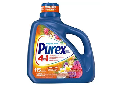 Image: Purex 115-Loads 4-in-1 Tahitian Breeze Scent Concentrated Laundry Detergent Liquid (4.43L)