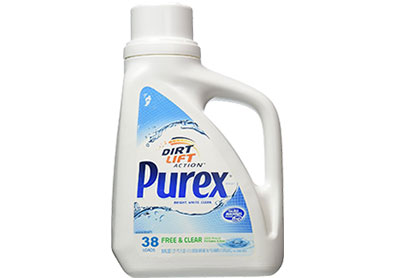 Image: Purex 38-Loads Free & Clear Dirt Lift Action Scent Free Laundry Detergent Liquid (1.47L)