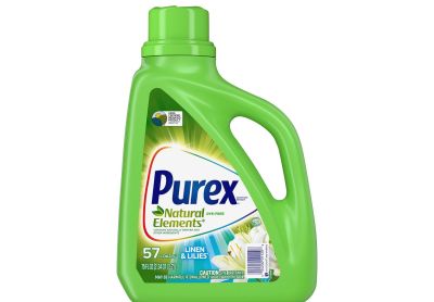 Image: Purex 57-Loads Natural Elements Linen & Lilies Scent Concentrated Laundry Detergent Liquid (2.21L)