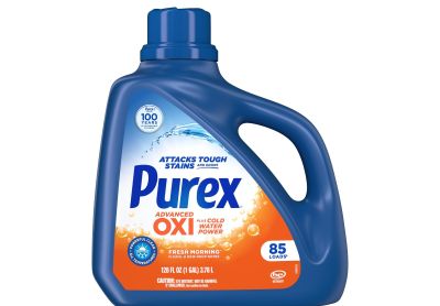 Image: Purex 85-Loads Advanced Oxi Fresh Morning Scent Laundry Detergent Liquid (3.78L)
