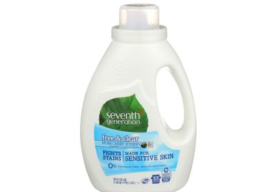 Image: Seventh Generation 33-Loads Free & Clear Scent Free Natural Laundry Detergent Liquid (1.47L)