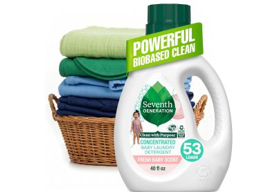 Image: Seventh Generation 53-Loads Clean With Purpose Concentrated Fresh Baby Scent Baby Laundry Detergent Liquid (1.18L)