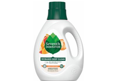 Image: Seventh Generation 60-Loads Biobased Deep Clean Fresh Citrus Scent Laundry Detergent Liquid (2.6L)