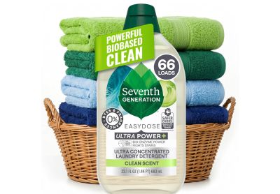 Image: Seventh Generation 66-Loads Easy Dose Ultra Power Plus Ultra Concentrated Clean Scent Laundry Detergent Liquid (683mL)