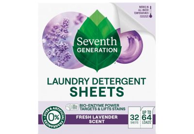 Image: Seventh Generation Fresh Lavender Scent Laundry Detergent Sheets (32 Count)
