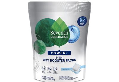 Image: Seventh Generation Power Plus 3-in-1 Oxy Booster Scent Free Stain Remover Pacs (25 Count)