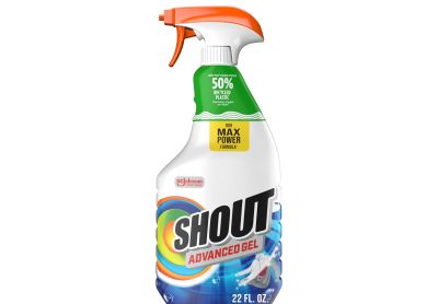 Image: Shout Advanced Gel Scent Free Laundry Stain Remover Spray (22 oz)