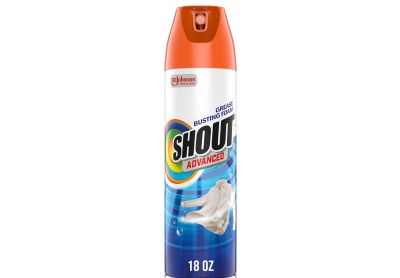 Image: Shout Advanced Grease Busting Scent Free Laundry Stain Remover Foam Spray (18 oz)