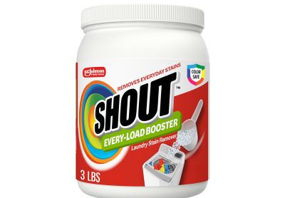Image: Shout In-Wash Every-Load Booster Scent Free Laundry Stain Remover Powder (3Lb)