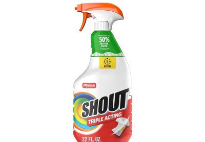 Image: Shout Triple Acting Scent Free Active Enzyme Laundry Stain Remover Spray (22 oz)