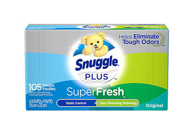 Image: Snuggle Plus SuperFresh Fabric Softener Dryer Sheets (by Snuggle)