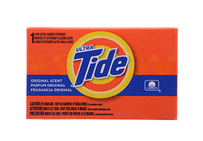 Image: Tide 1-Load Ultra Original Scent Laundry Detergent Powder Vending Boxes (40g)