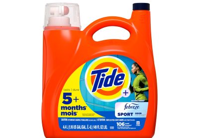 Image: Tide 106-loads Sport Febreze Odor Defense Floral Scent Laundry Detergent Liquid (4.4L)