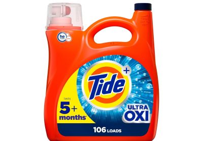 Image: Tide 106-Loads Ultra Oxi Boost Original Scent Laundry Detergent Liquid (4.41L)
