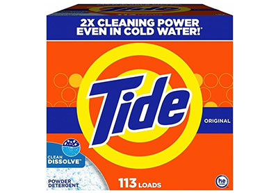 Image: Tide 113-Loads Clean Dissolve Original Scent Laundry Detergent Powder (8.06Lb)