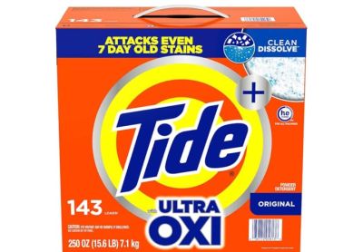 Image: Tide 143-Loads Clean Dissolve with Ultra Oxi Original Scent Laundry Detergent Powder (15.6Lb)