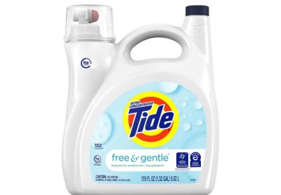 Image: Tide 152-Loads Free & Gentle Scent Free Laundry Detergent Liquid (5.02L)