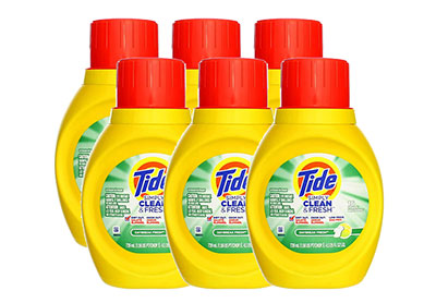 Image: Tide 16-loads Simply Clean & Fresh Daybreak Fresh Scent Laundry Detergent Liquid (739ml x 6 Pack)