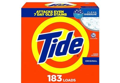 Image: Tide 183-Loads Clean Dissolve Original Scent Laundry Detergent Powder (14.5Lb)