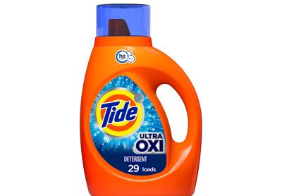 Image: Tide 29-Loads Ultra Oxi Boost Original Scent Laundry Detergent Liquid (1.36L)