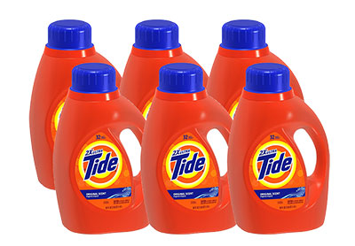 Image: Tide 32-Loads Original Scent Ultra Laundry Detergent Liquid (1.47L x 6 Pack)