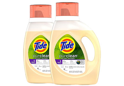 Image: Tide 32-loads Purclean Honey Lavender Scent Laundry Detergent Liquid (1.36L x 2 Pack)
