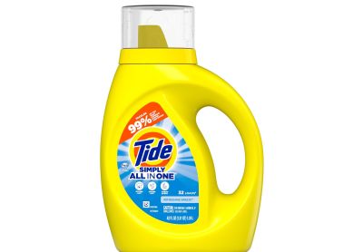 Image: Tide 32-loads Simply All-In-One Refreshing Breeze Scent Laundry Detergent Liquid (1.24L)