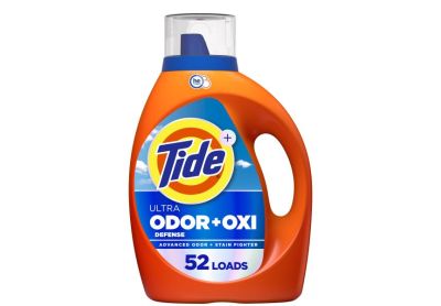 Image: Tide 52-Loads Ultra Odor Defense + Oxi Original Scent Laundry Detergent Liquid (2.15L)