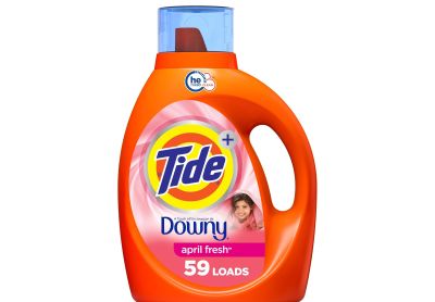 Image: Tide 59-Loads Downy April Fresh Scent Laundry Detergent Liquid (2.72L)