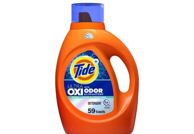 Image: Tide 59-Loads Ultra Odor Defense + Oxi Original Scent Laundry Detergent Liquid (2.72L)