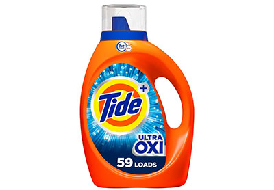 Image: Tide 59-Loads Ultra Oxi Boost Original Scent Laundry Detergent Liquid (2.48L)