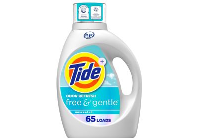 Image: Tide 65-Loads Odor Refresh Free & Gentle Scent Free Laundry Detergent Liquid (2.72L)
