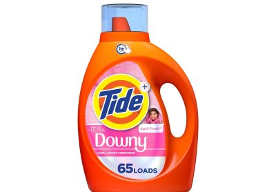Image: Tide 65-loads Ultra Downy April Fresh Scent Laundry Detergent Liquid (2.72L)