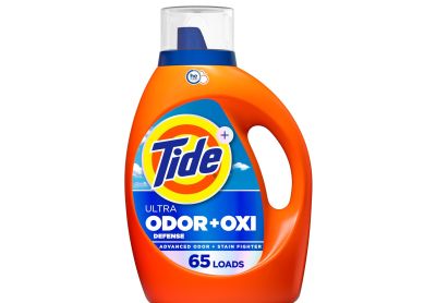 Image: Tide 65-Loads Ultra Odor Defense + Oxi Original Scent Laundry Detergent Liquid (2.72L)