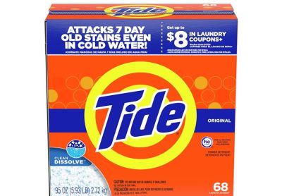 Image: Tide 68-Loads Clean Dissolve Original Scent Laundry Detergent Powder (5.93Lb)