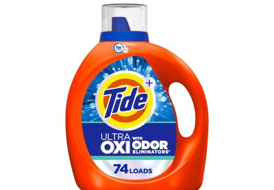 Image: Tide 74-Loads Ultra Odor Defense + Oxi Original Scent Laundry Detergent Liquid (3.4L)