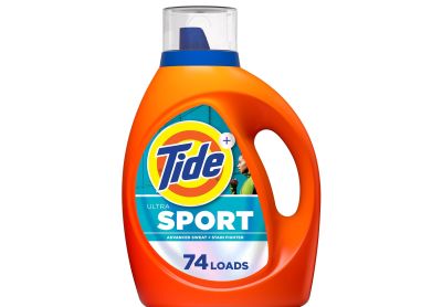 Image: Tide 74-loads Ultra Sport Active Fresh Scent Laundry Detergent Liquid (3.1L)