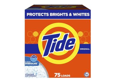 Image: Tide 75-Loads Clean Dissolve Original Scent Laundry Detergent Powder (5.31Lb)