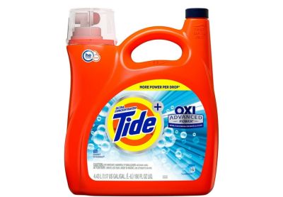 Image: Tide 81-Loads OXI Advanced Power Fresh Scent Laundry Detergent Liquid (4.43L)